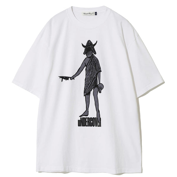 UNDERCOVER Jun Takahashi Caveman Graphic T-Shirt White UC2C3808