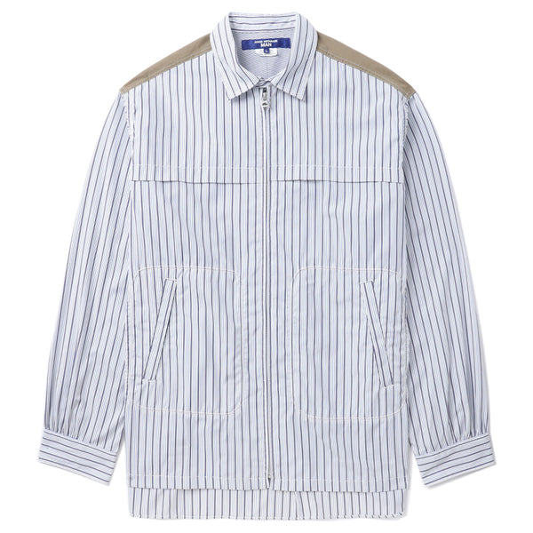Junya Watanabe MAN Zippered Shirt Striped WM-B011-051