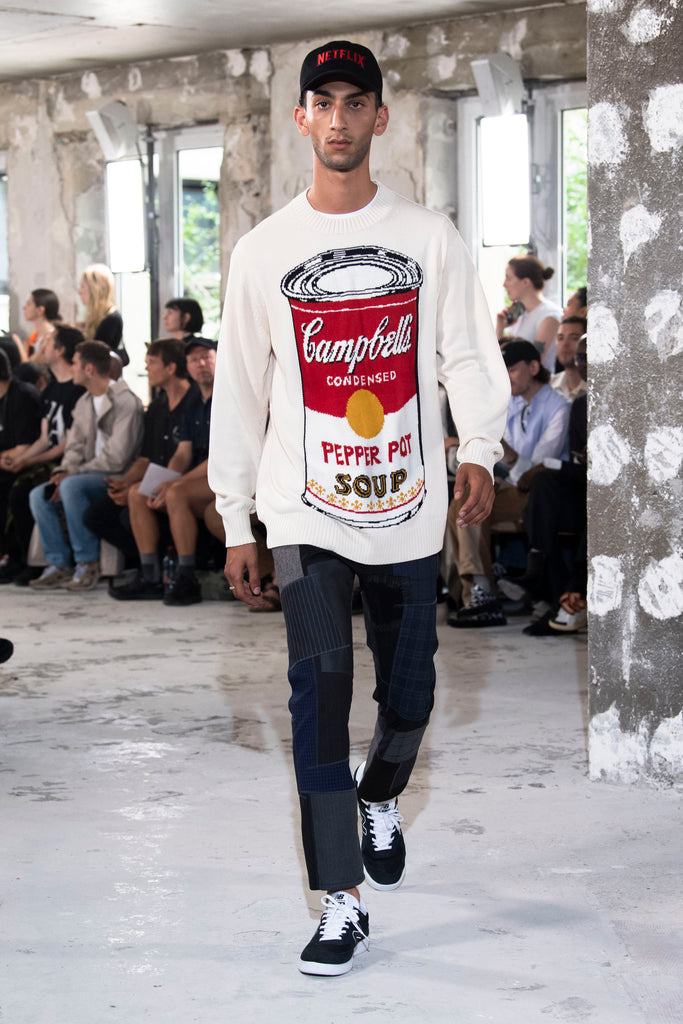 Junya Watanabe MAN x Andy Warhol Campbell's Soup Cans Off-White WK-N004-S23