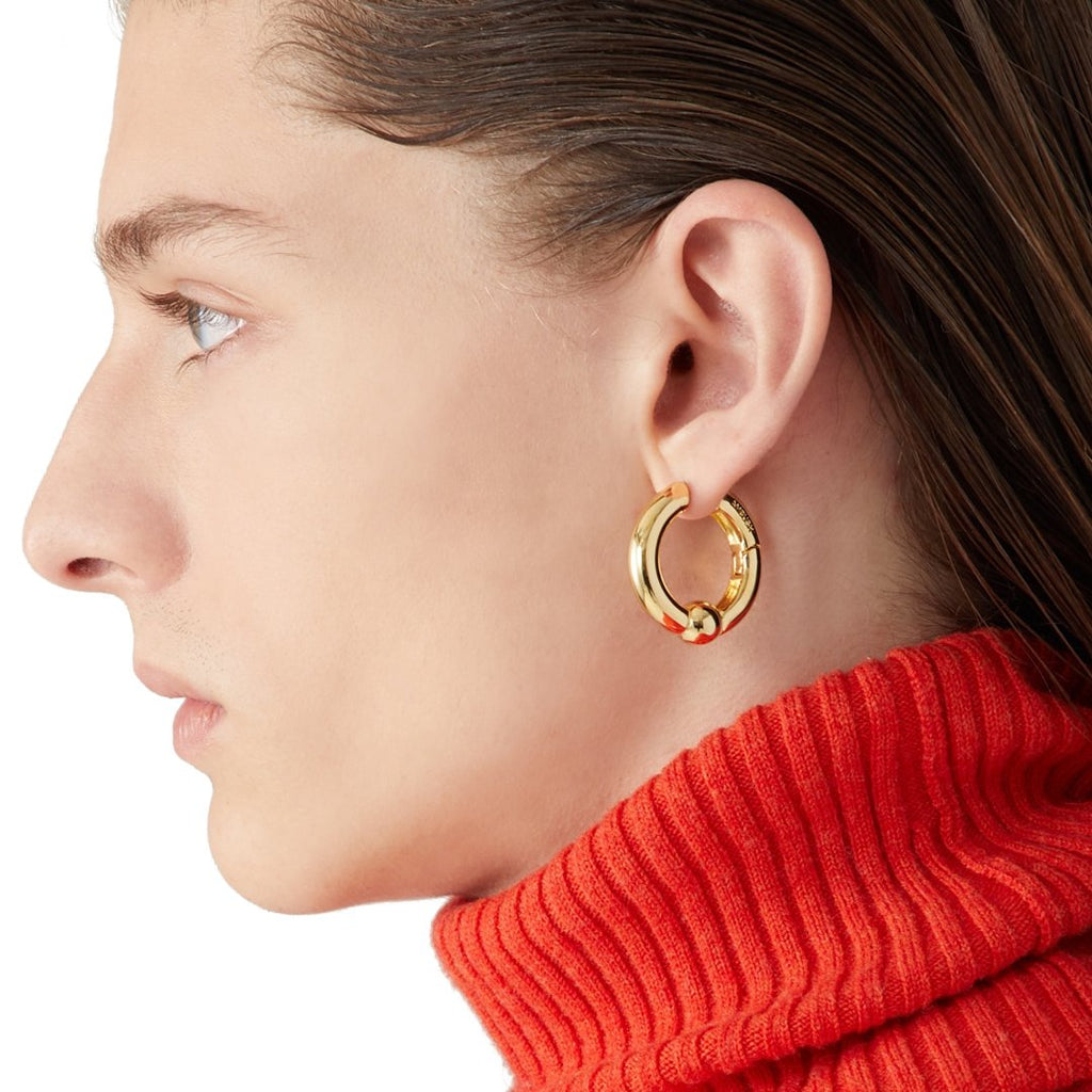 Ambush Jewellery Ball Closure Earring Gold SALE – T0K10