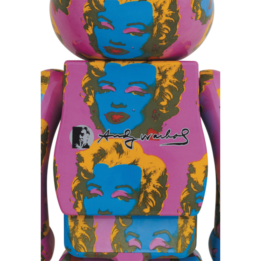 Medicom Toy BE@RBRICK Andy Warhol - Marilyn Manroe V2 400% 100% set
