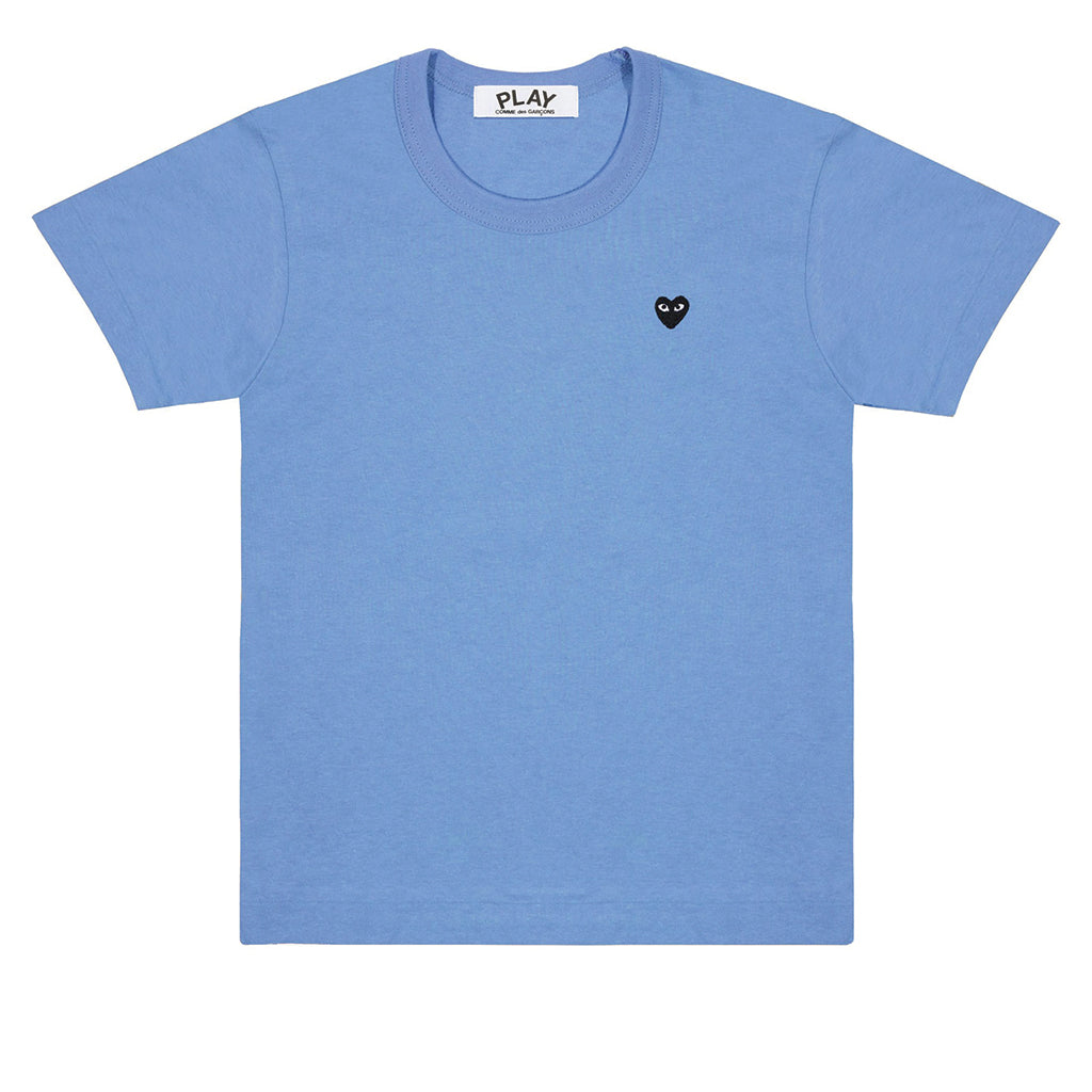 Colour Series Black Heart T-Shirt Blue