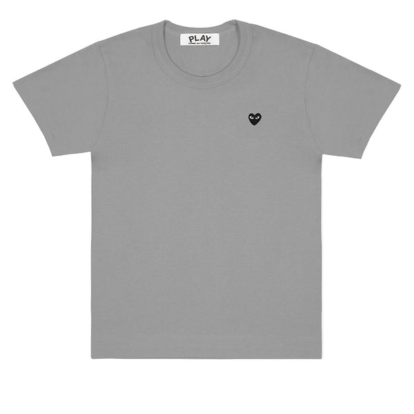 COMME des GARÇONS PLAY Colour Series Black Heart T-Shirt Grey