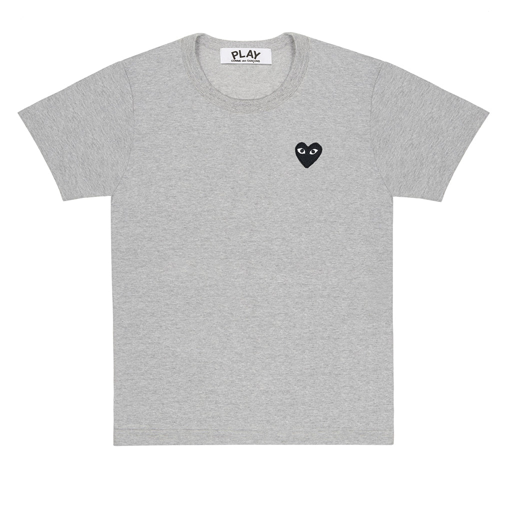 COMME des GARCONS PLAY Black Heart T-Shirt Grey