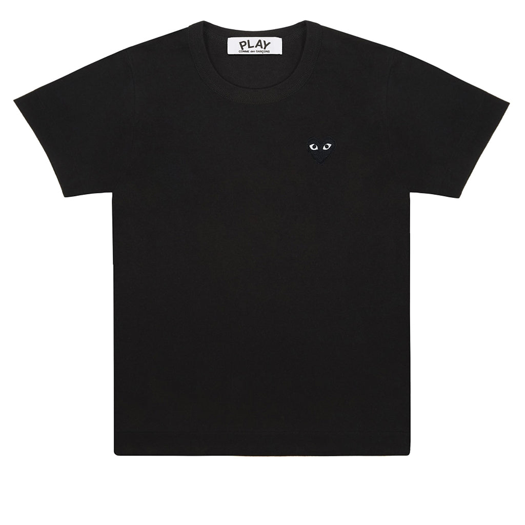 skjorte Bestil Konkurrencedygtige COMME des GARCONS PLAY Black Heart T-Shirt Black – T0K10