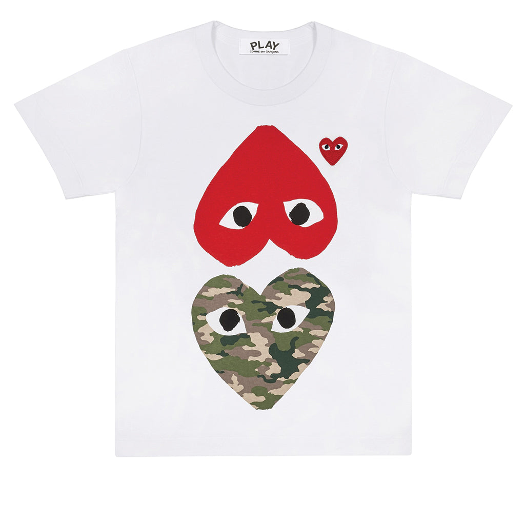 Red / Camouflage Heart T-Shirt