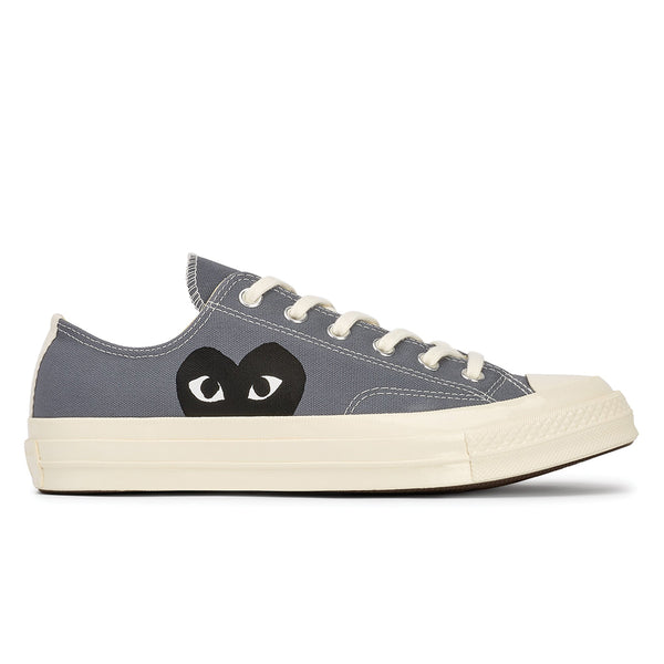 COMME des GARCONS PLAY x Converse Chuck Taylor All Star '70 Low Grey