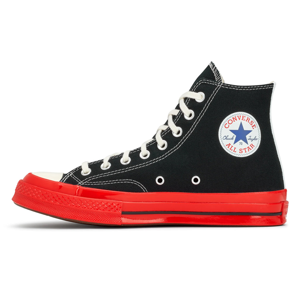 x Converse Chuck Taylor All Star '70 Red Sole High Black
