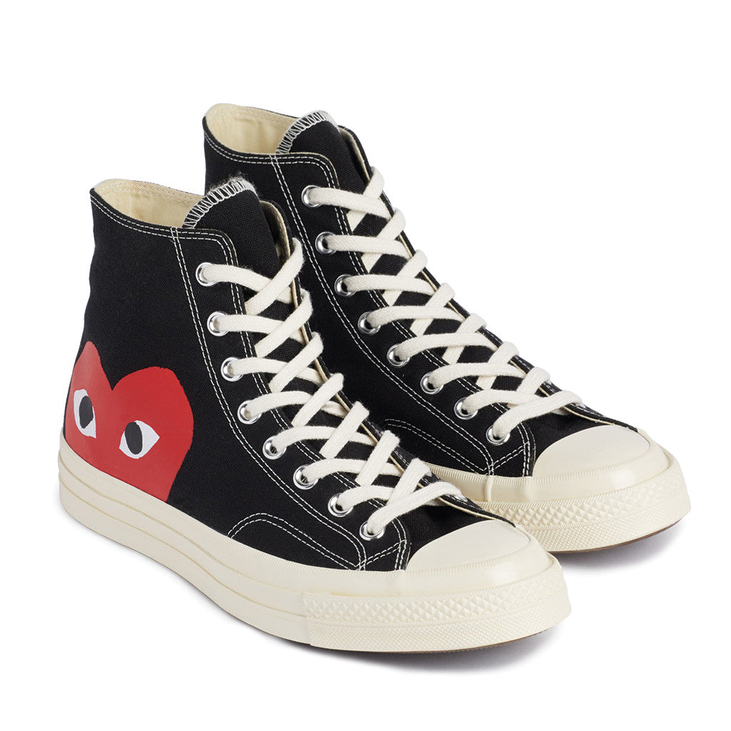 COMME des GARCONS PLAY x Converse Chuck Taylor All Star '70 High Black Rotterdam Nederland Buy Online