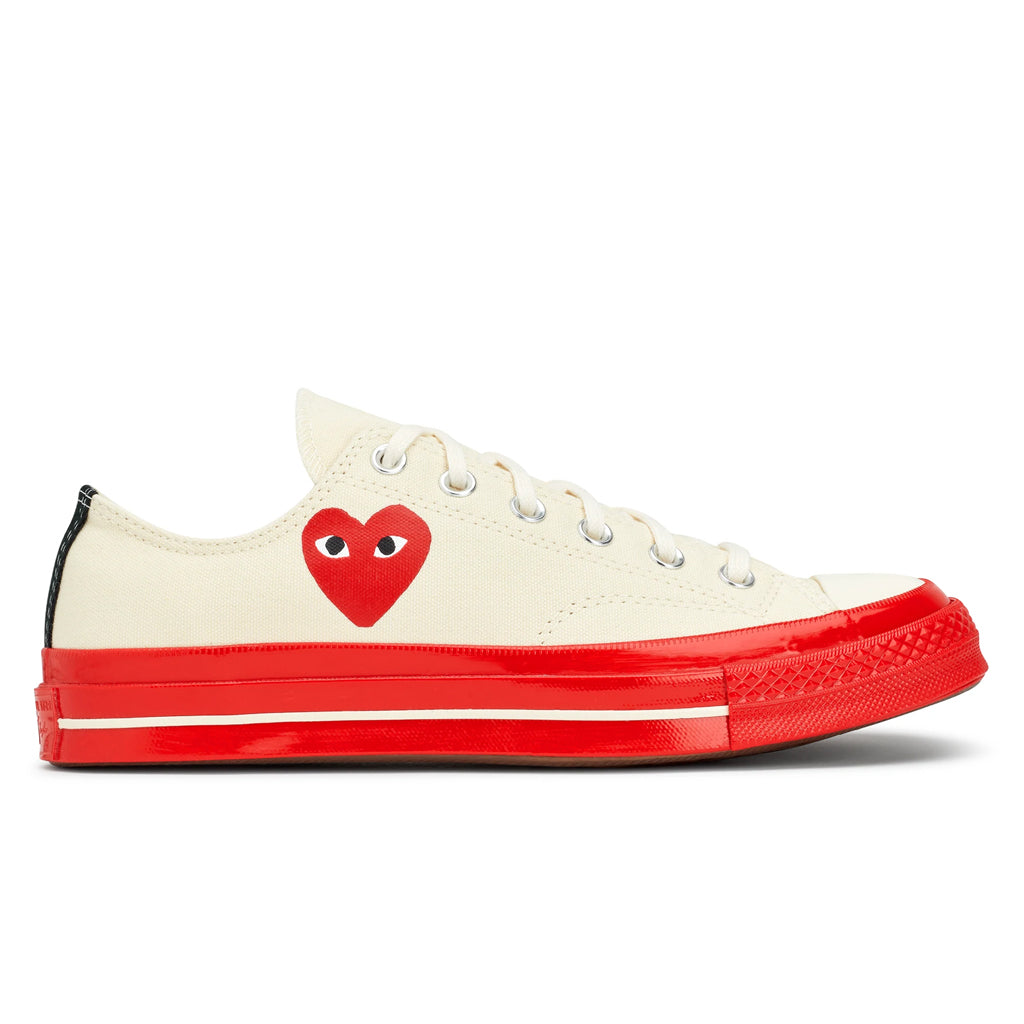x Converse Chuck Taylor All Star '70 Red Sole Low White