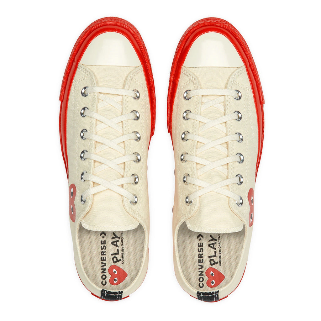 x Converse Chuck Taylor All Star '70 Red Sole Low White