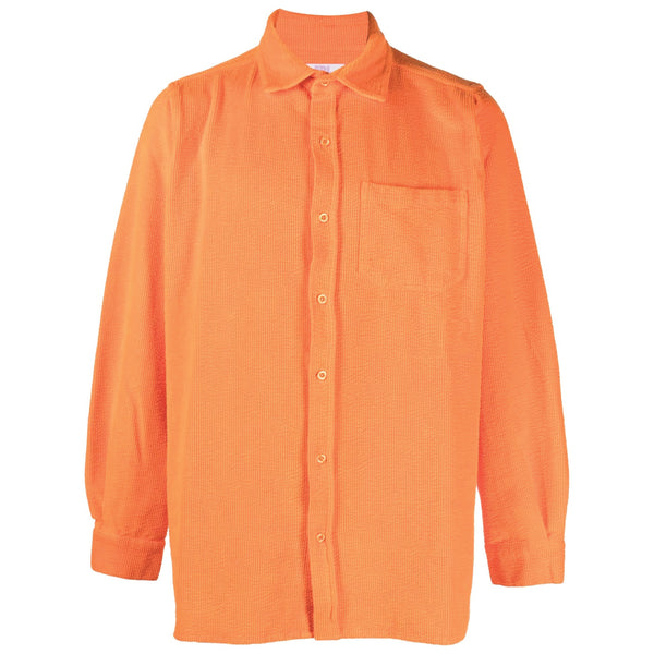 ERL Corduroy Shirt Woven Orange ERL06B002