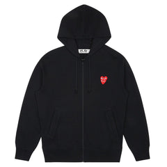 BLACK comme des garcons パーカー PLAY COMME des GARCONS - プレイコムデギャルソン ジップアップ