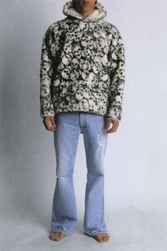 Printed Vintage Fleece Sweater