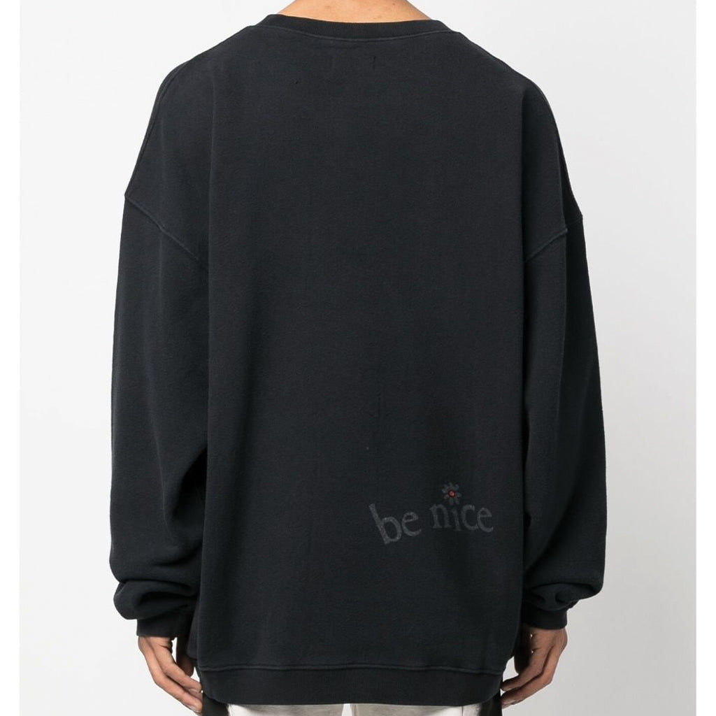 ERL Venice Fleece Sweater Black