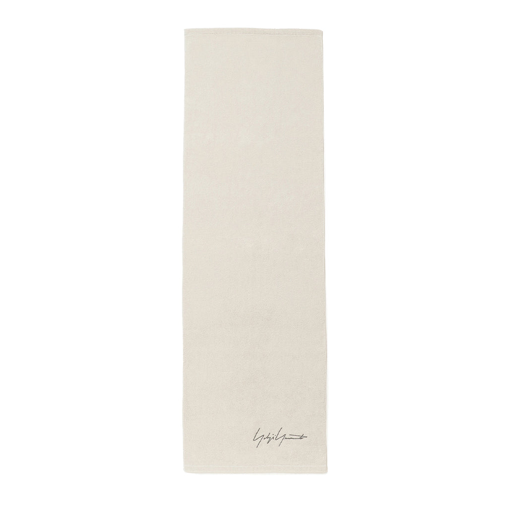 Yohji Yamamoto Long Face Towel Ivory
