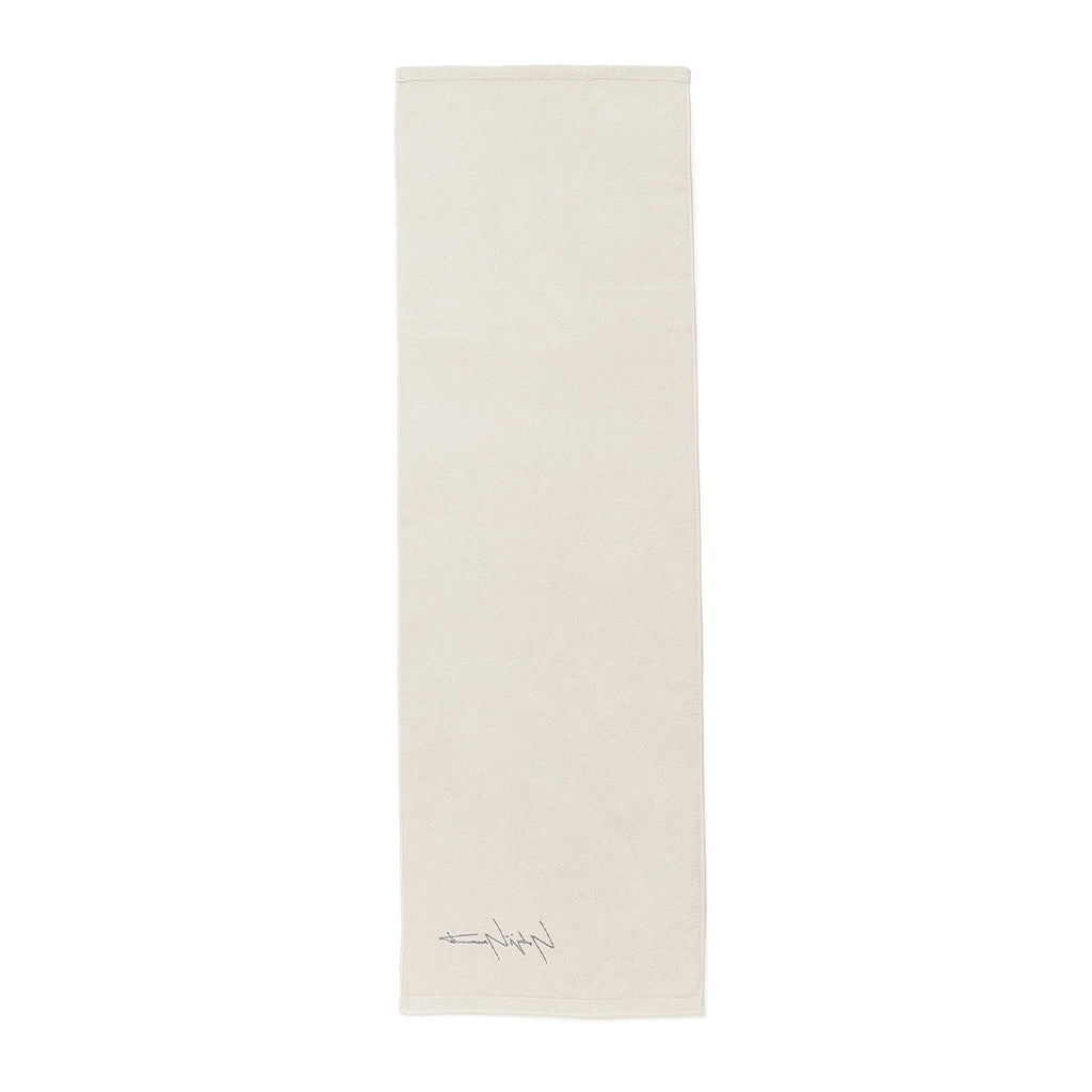 Yohji Yamamoto Long Face Towel Ivory