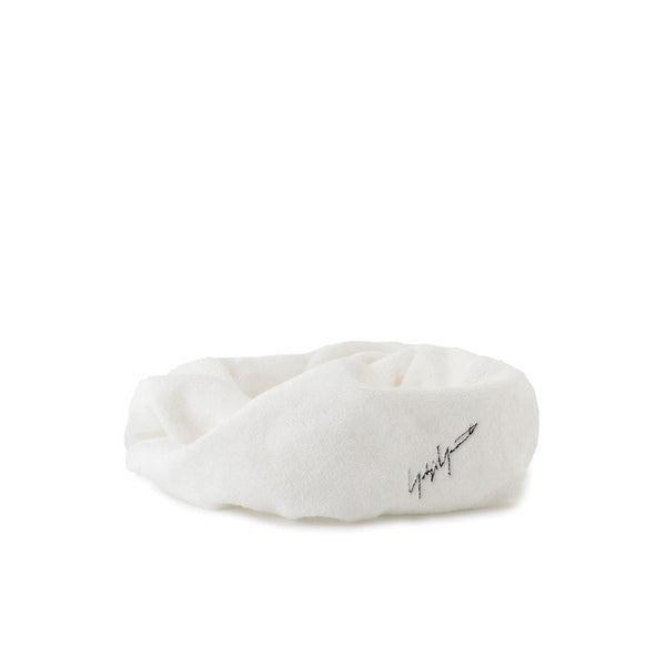 Yohji Yamamoto Towel Turban White HA-L98-064-1-02