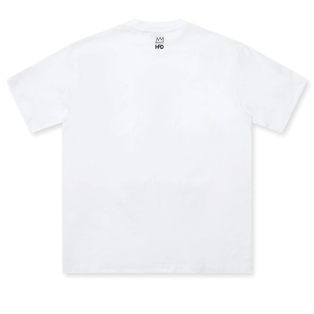 Honey F Dijon Jean-Michel Basquiat Crown T-Shirt White HFD07T307