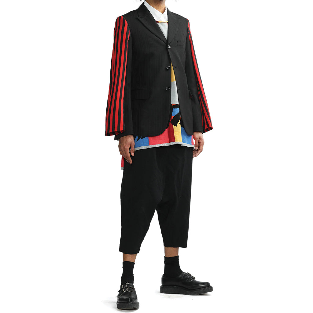 COMME des GARCONS Homme Plus Double Sleeve Jacket Red Stripe PK-J033-S23