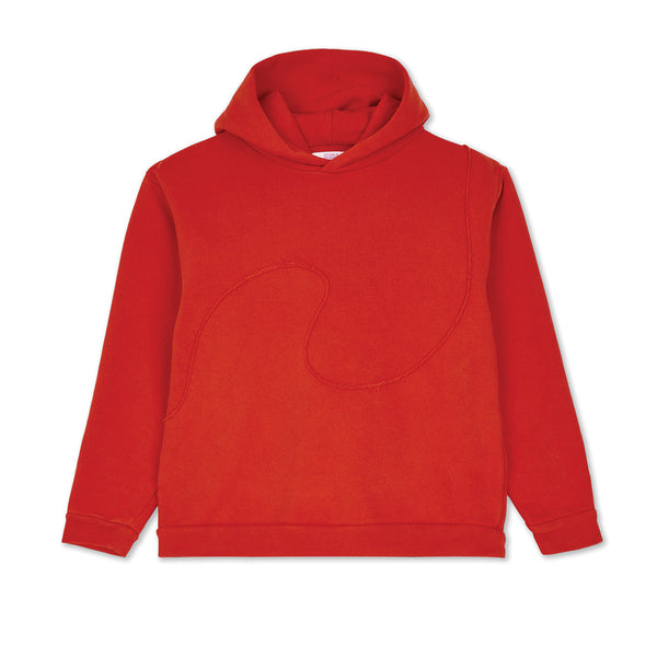ERL Kids Swirl Hooded Sweatshirt Red