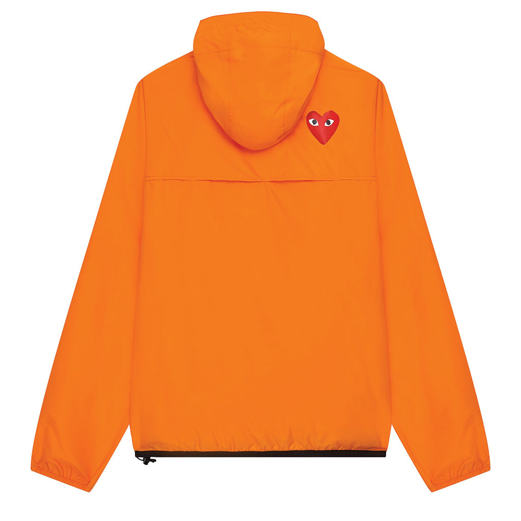 PLAY COMME des GARÇONS x K-WAY Half Zip Jacket Orange