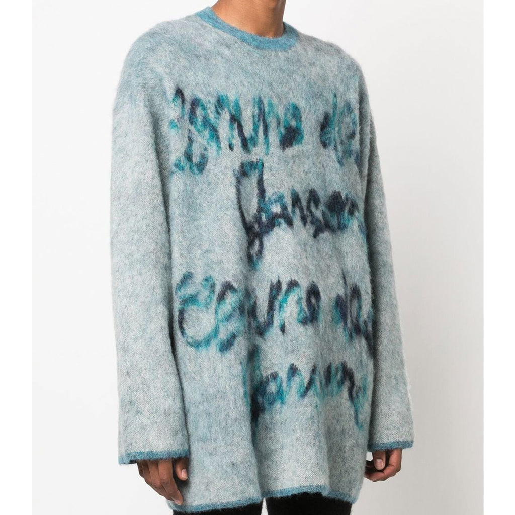 COMME des GARCONS Knitted Sweater Blue PJ-N008-W22