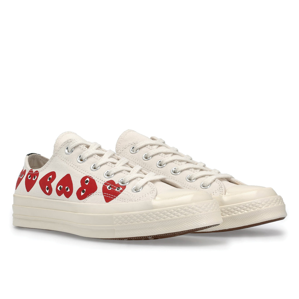 COMME des GARCONS PLAY x Converse Multi Chuck Taylor All Star '70 Low White – T0K10