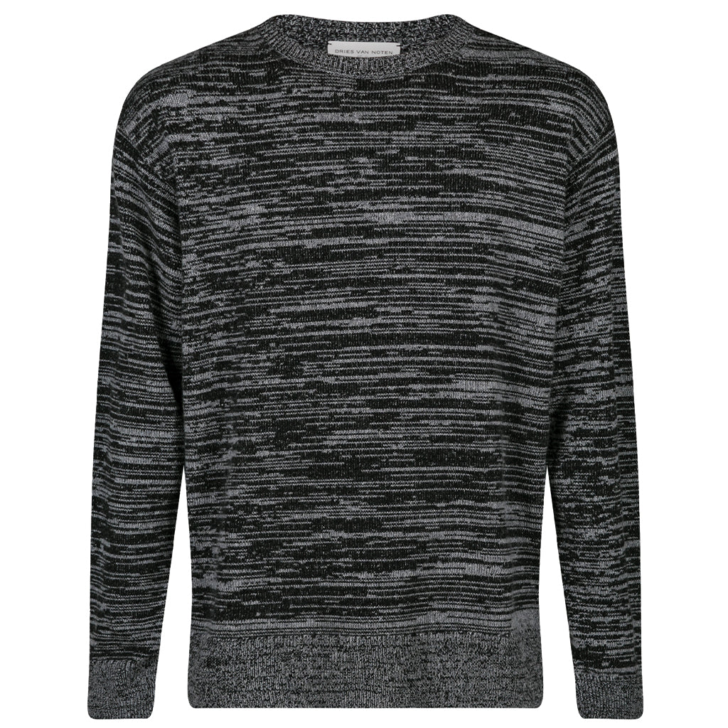 Dries van Noten Nehan Knitted Sweater Grey