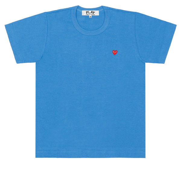 COMME des GARCONS PLAY Pastel Small Heart T-Shirt Blue