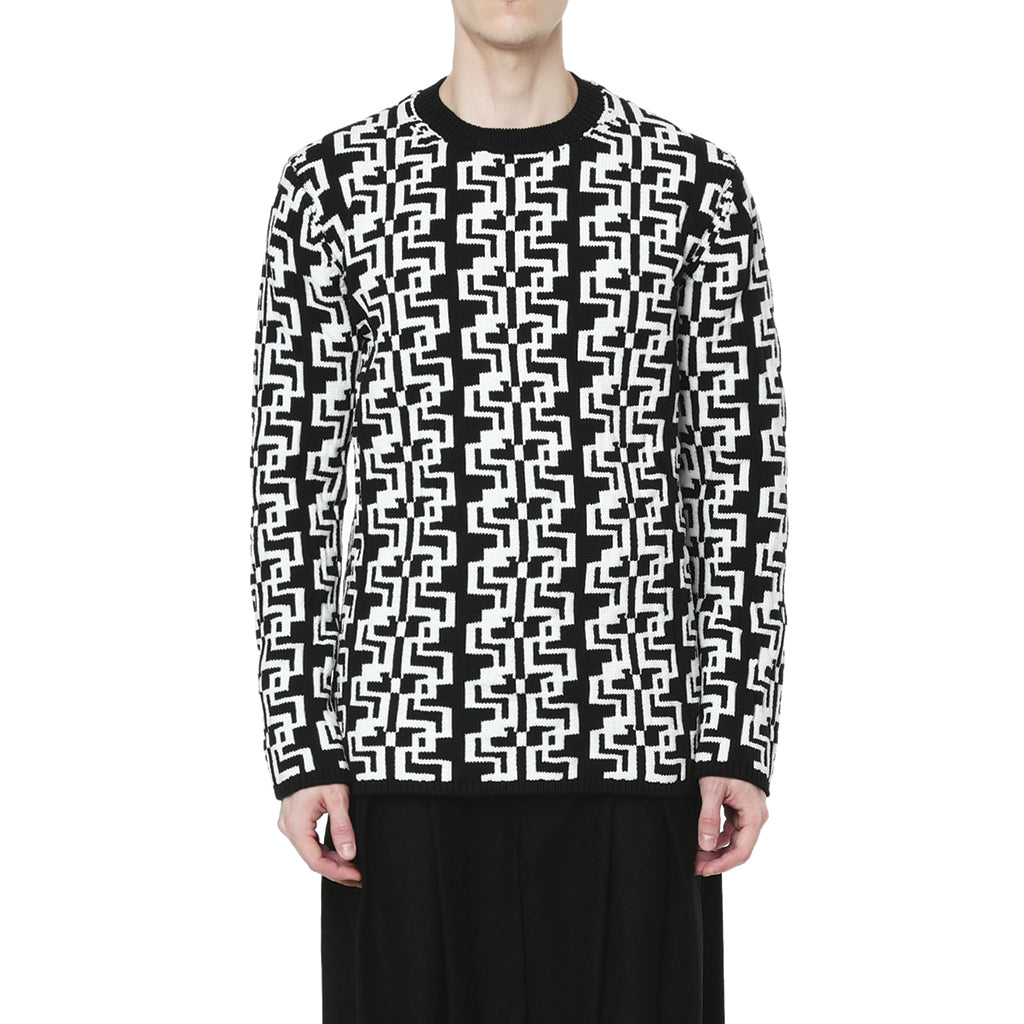 COMME des GARCONS Homme Plus Knitted Patterned Sweater PH-N012-W21