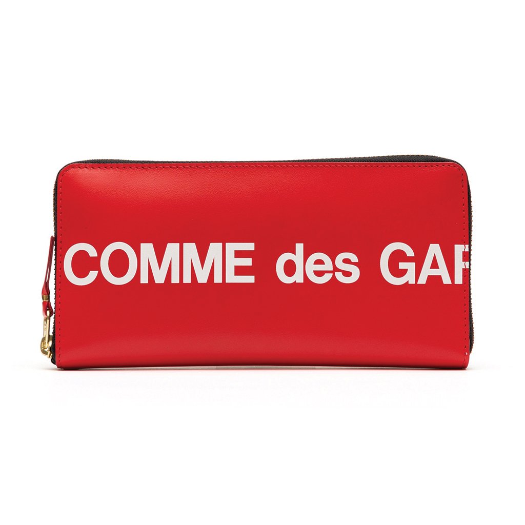 COMME des GARCONS WALLETS Huge Logo Red SA0110HL