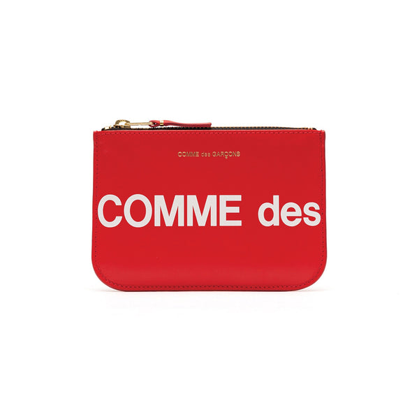 COMME des GARCONS WALLETS CdG Huge Logo Wallet SA8100HL Red