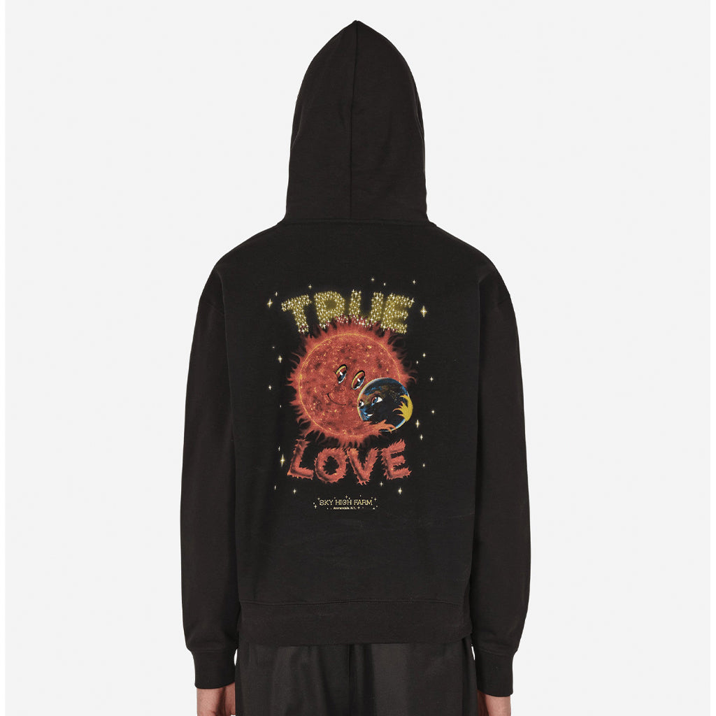 True Love Hooded Sweatshirt Black