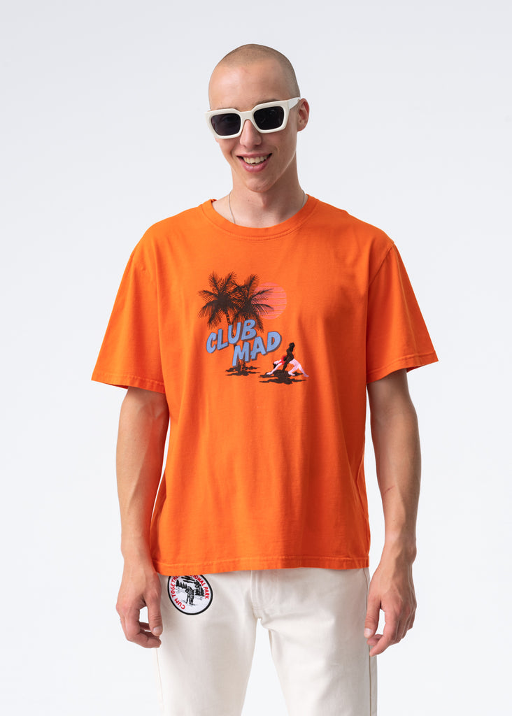 Carne Bollente Club Mad T-Shirt Orange SS23TS0107