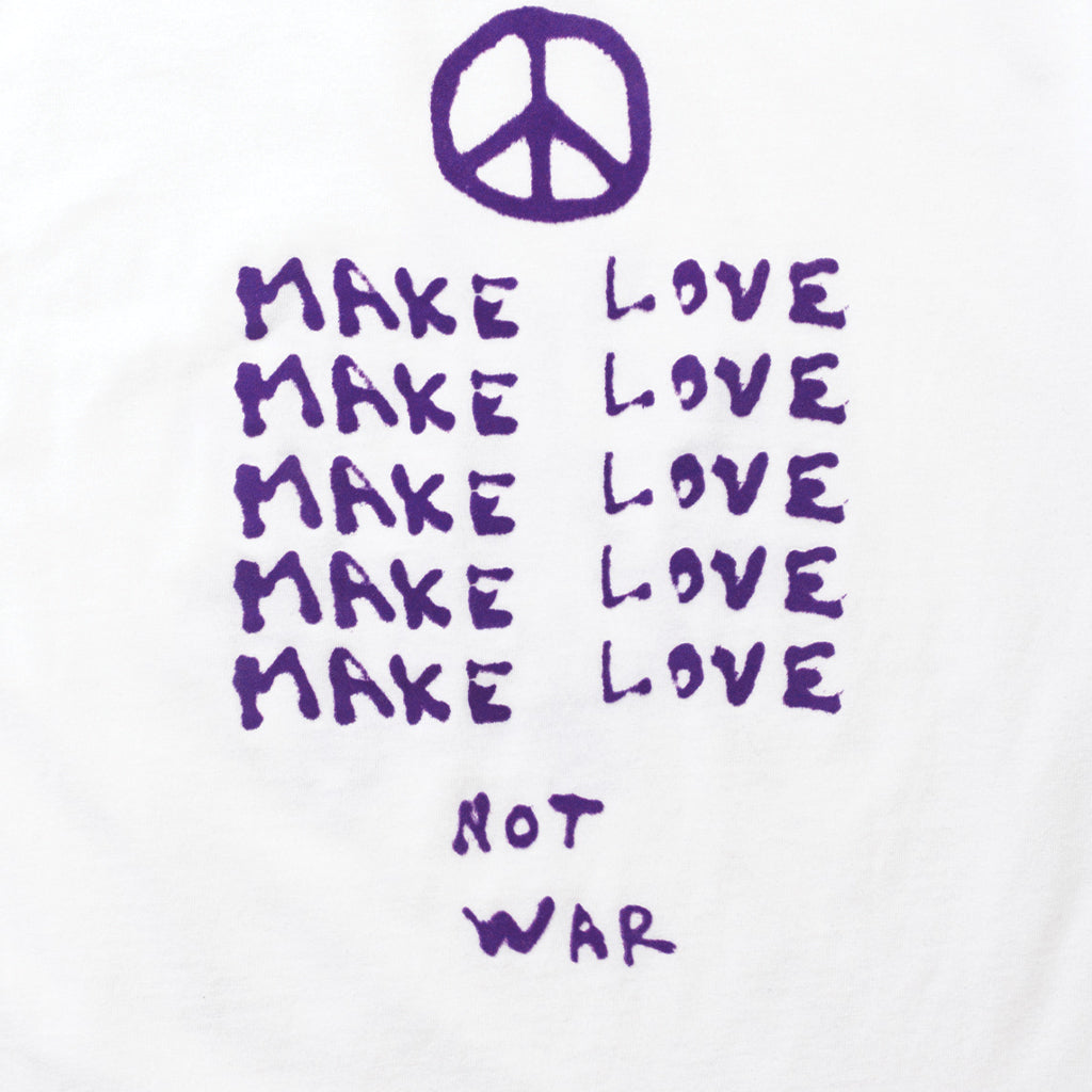 Carne Bollente Make Love Not War T-Shirt White SS23TS0114