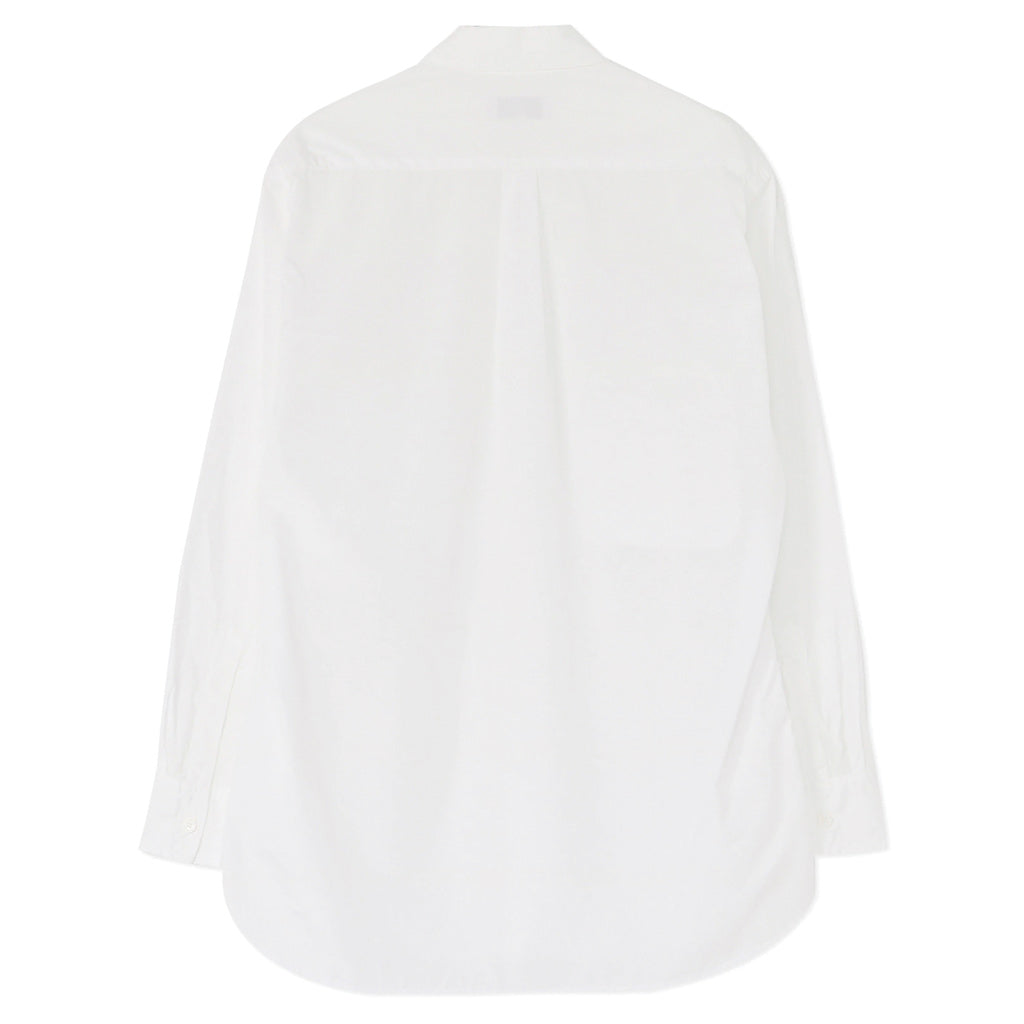 Yohji Yamamoto POUR HOMME Z-Panel Chest PK Shirt White HE-B01-001