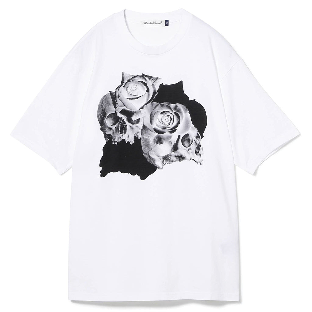 UNDERCOVER Jun Takahashi Skull Graphic T-Shirt White UC1A3810 SALE