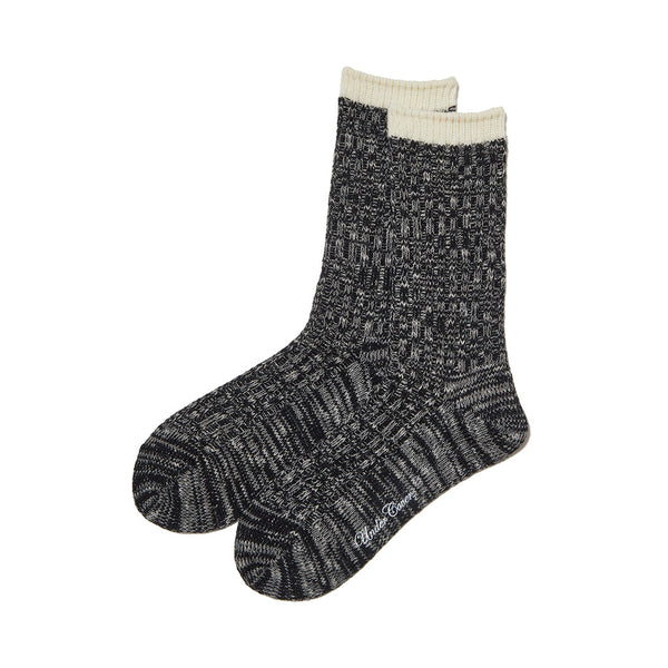 Wool Socks Grey / White