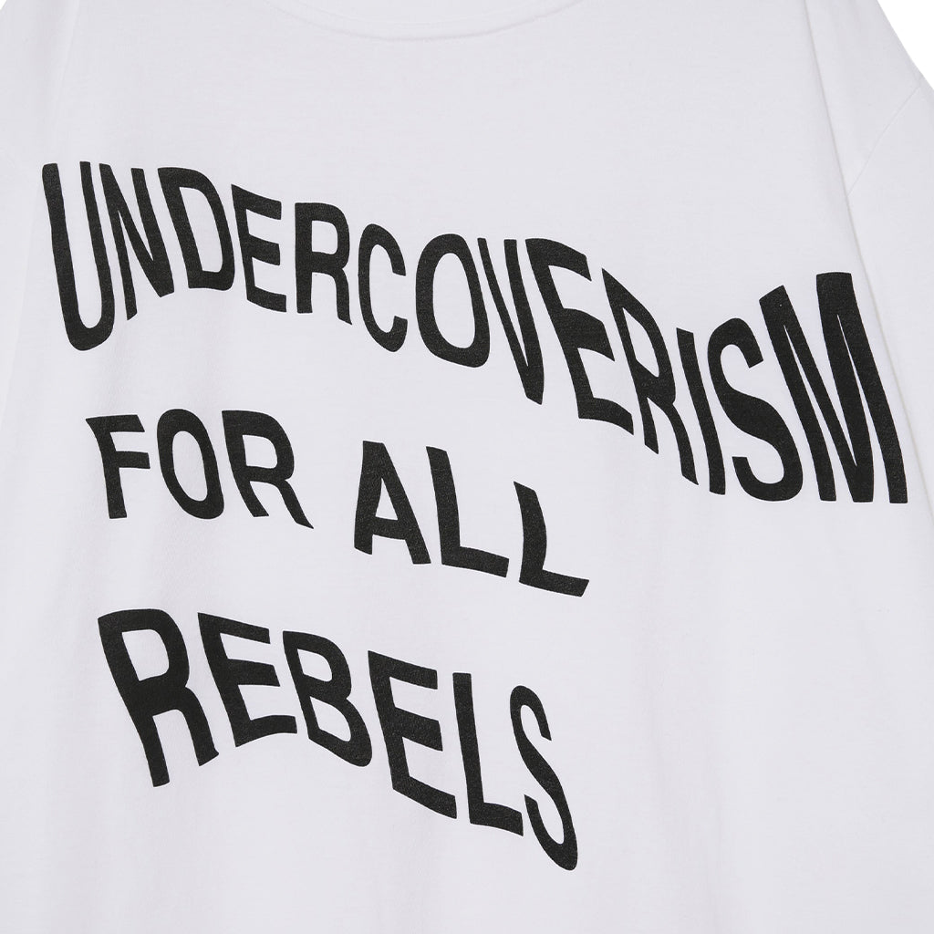 UNDERCOVERISM For All Rebels T-Shirt White