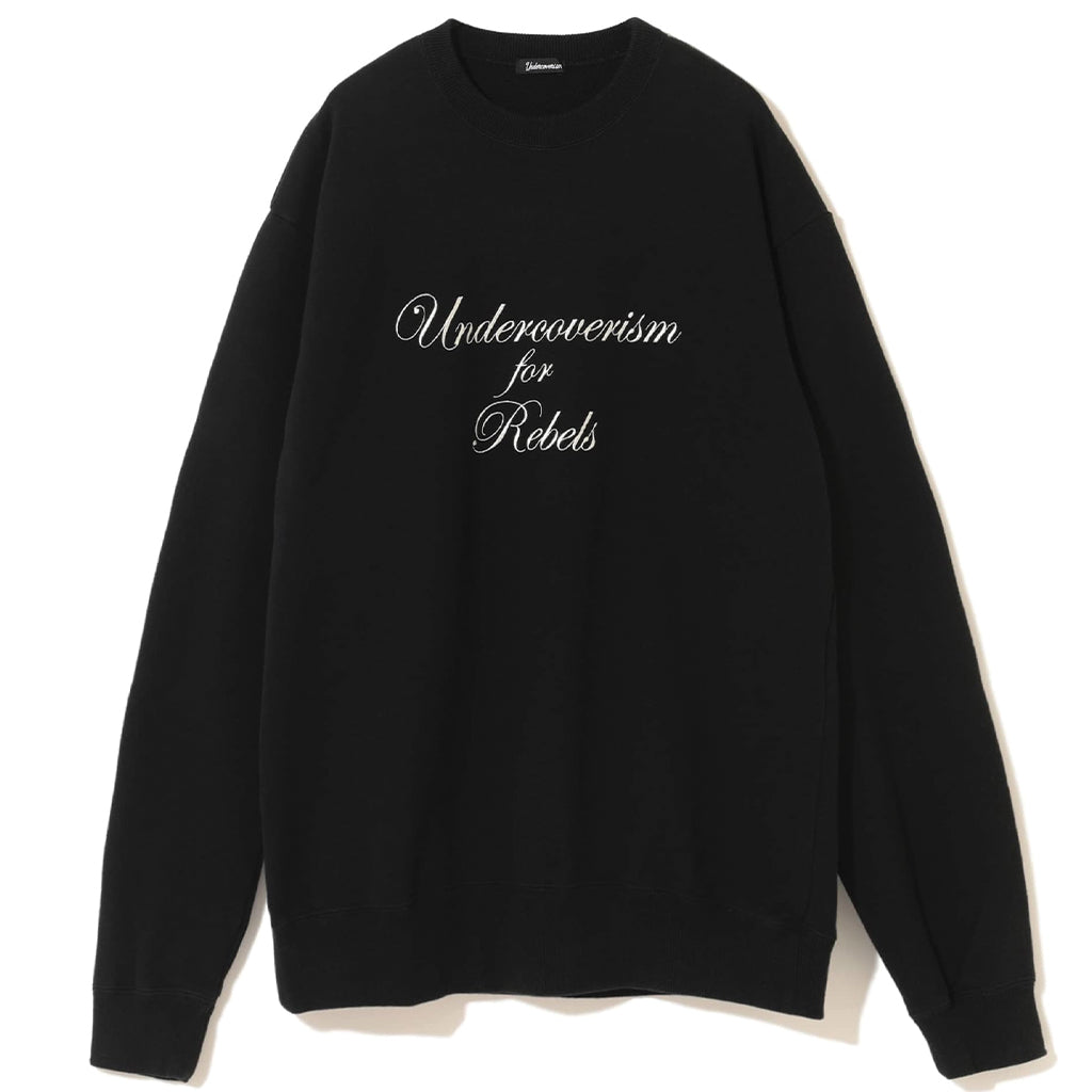 UNDERCOVER UNDERCOVERISM For Rebels Crewneck Black UI1C4811 SALE