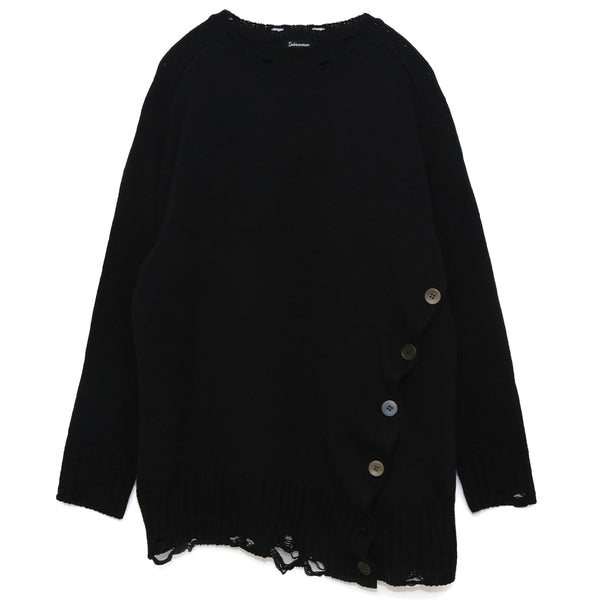 UNDERCOVER Jun Takahashi UNDERCOVERISM Deconstructed Knitted Sweater Black UI1C4902