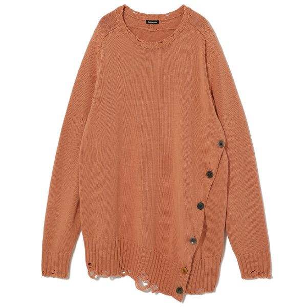 UNDERCOVERISM Deconstructed Knitted Sweater Orange UI1C4902