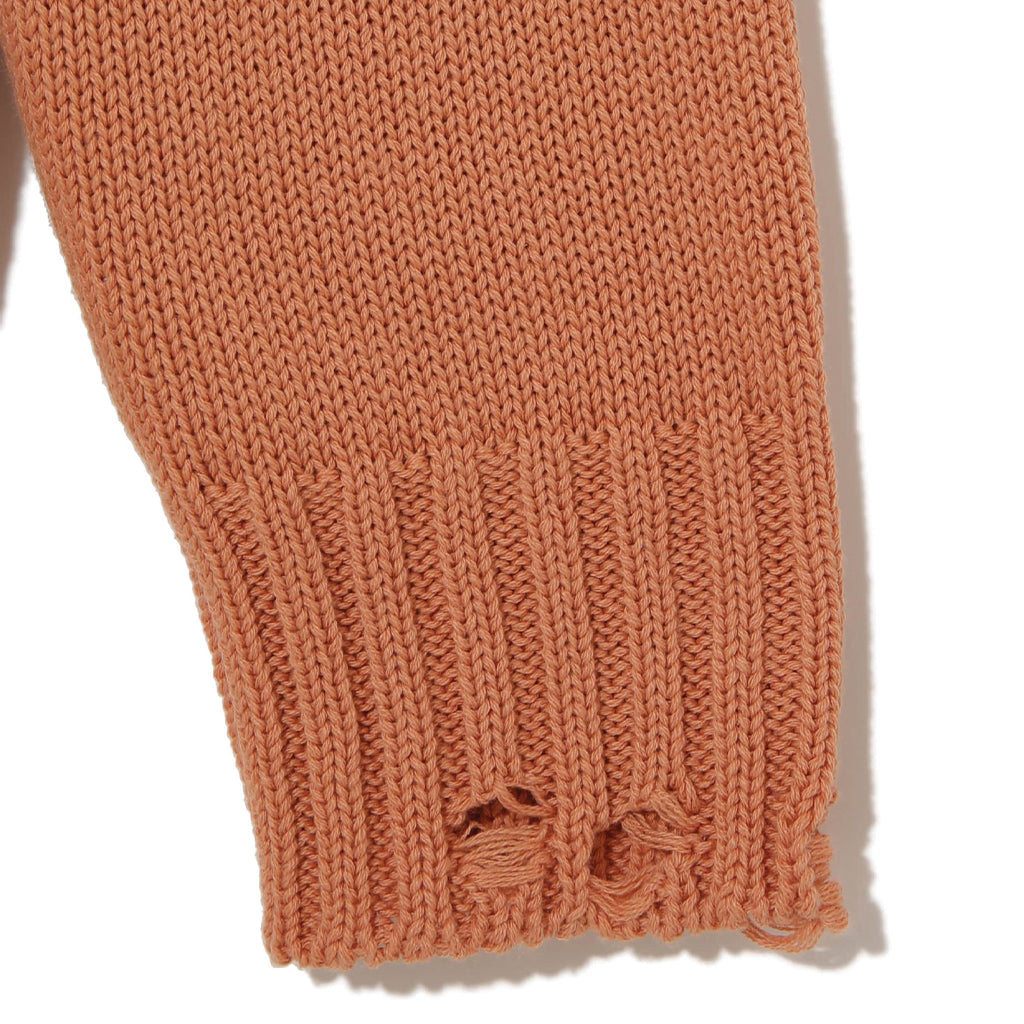 UNDERCOVERISM Deconstructed Knitted Sweater Orange UI1C4902