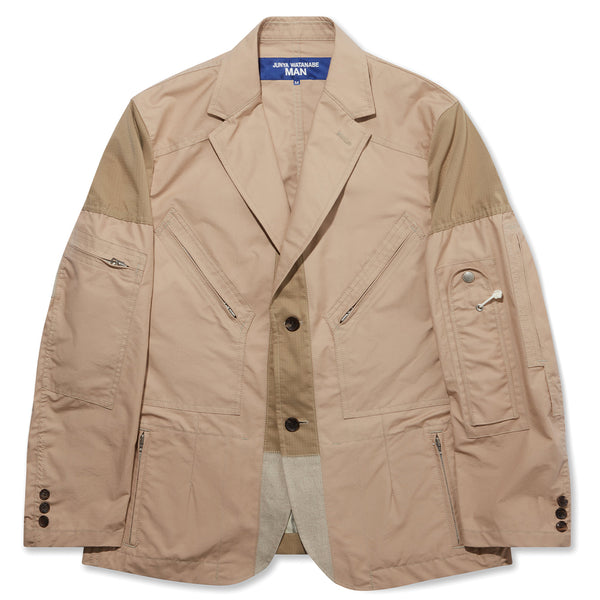 Junya Watanabe MAN Multi-Fabric Jacket Beige WK-J025-S23
