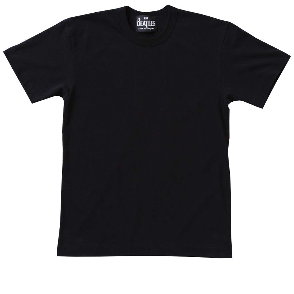 The Beatles COMME des GARCONS Logo Printed T-Shirt Black