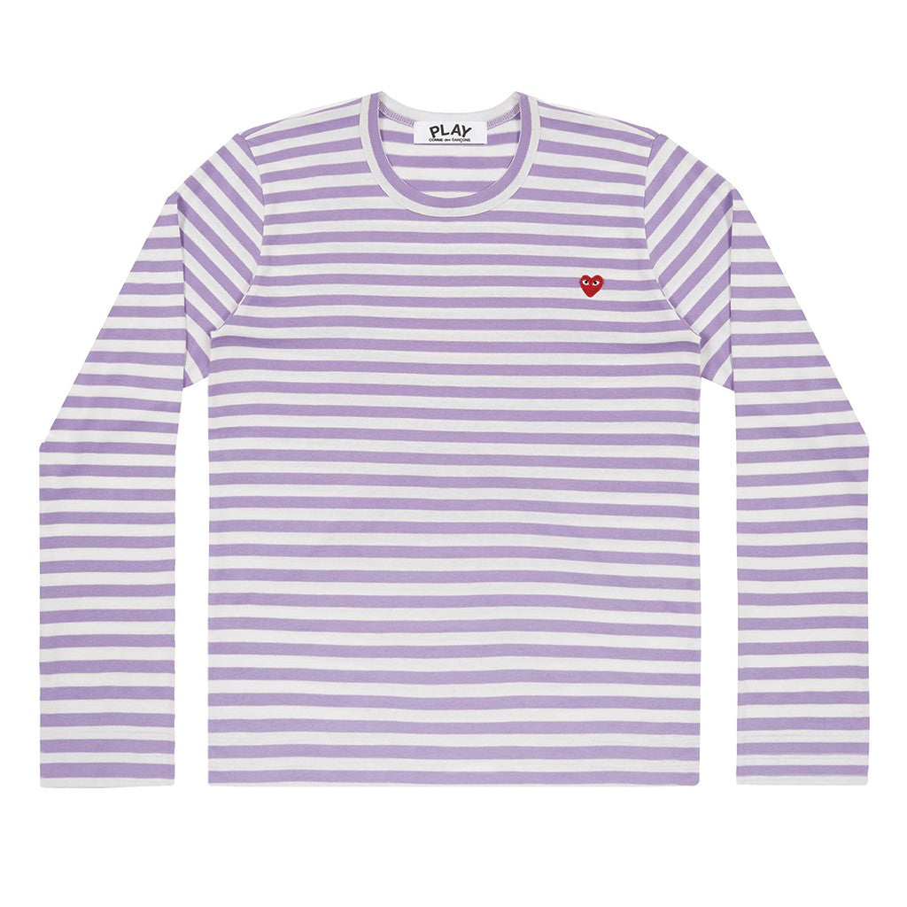 最高級のスーパー COMME des GARCONS PLAY Colour Series Striped Longsleeve トップス