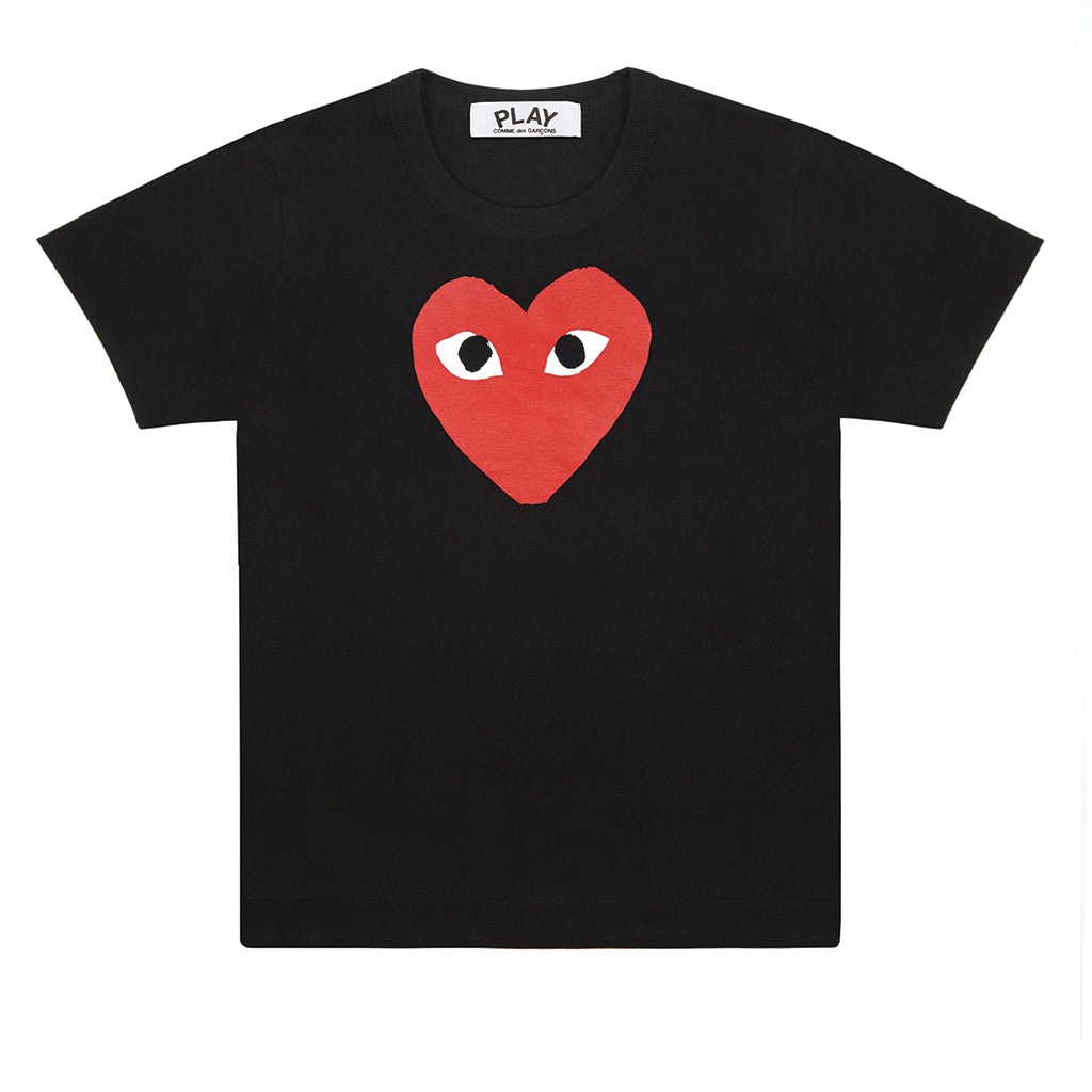 COMME des GARCONS PLAY Red Heart T-Shirt Black T0K10 Store Rotterdam